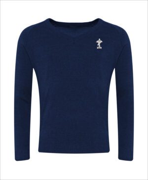 Bishop Vaughan 6th Form V-Neck Jumper