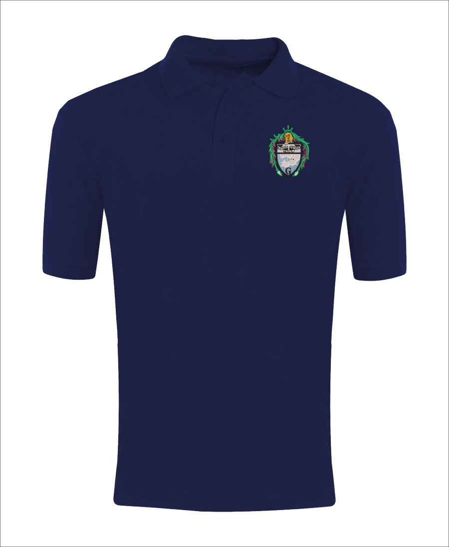Gowerton-navy-polo