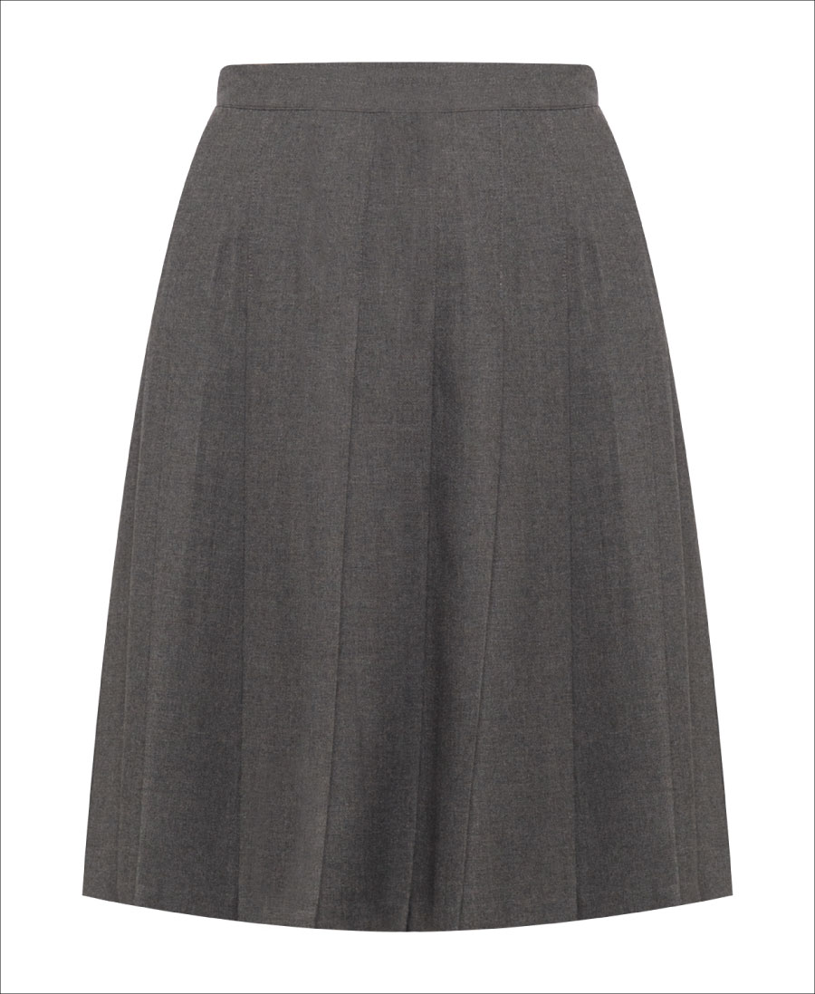 Grey-Pleated-Skirt Grey-Pleated-Skirt