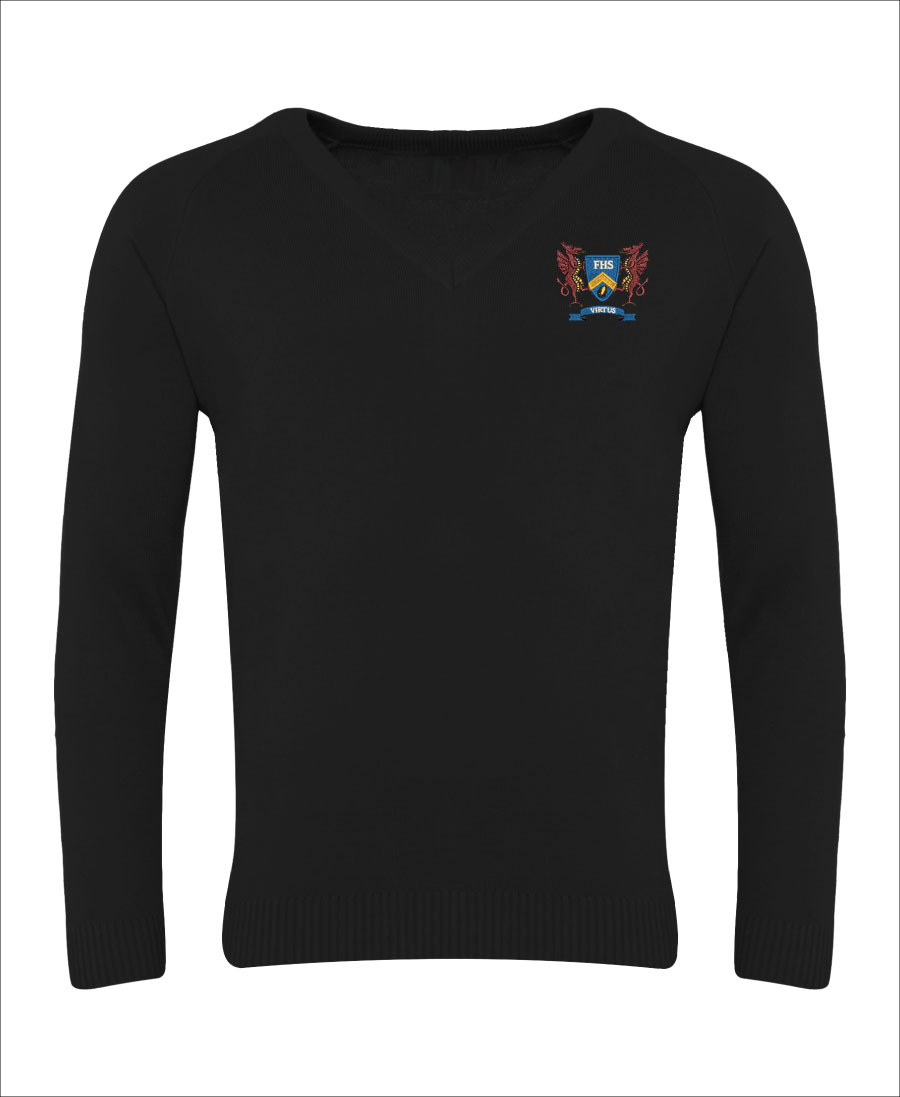 Ffynone-House-6th-Form-vneck-jumper